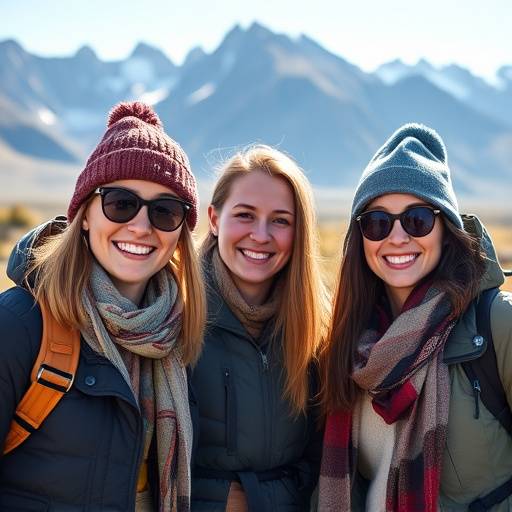 Equipo de creadores del blog Argentina Aventura sonriendo en un entorno natural patag&oacute;nico